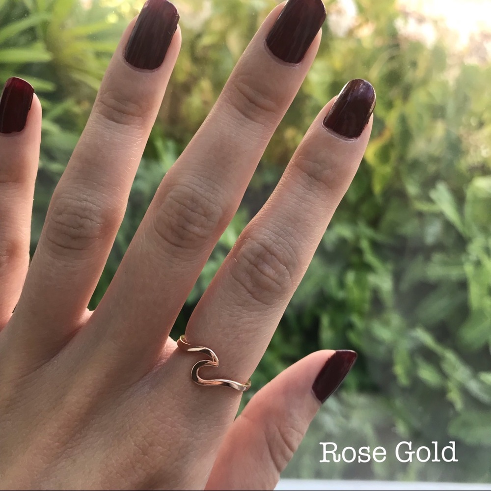 ☀️New Wave Ring in Silver, Gold and Rose Gold - Picture 4 of 6